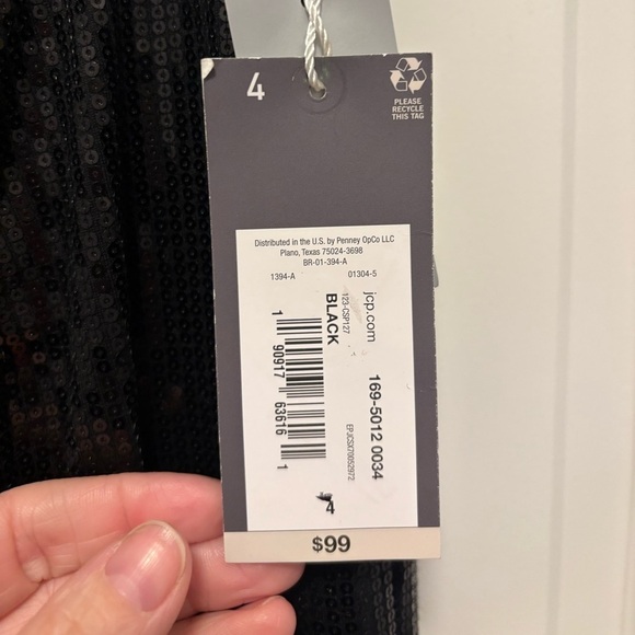 * Bnwt Jason Bolden size 4 sequin cargo pants - Picture 3 of 7